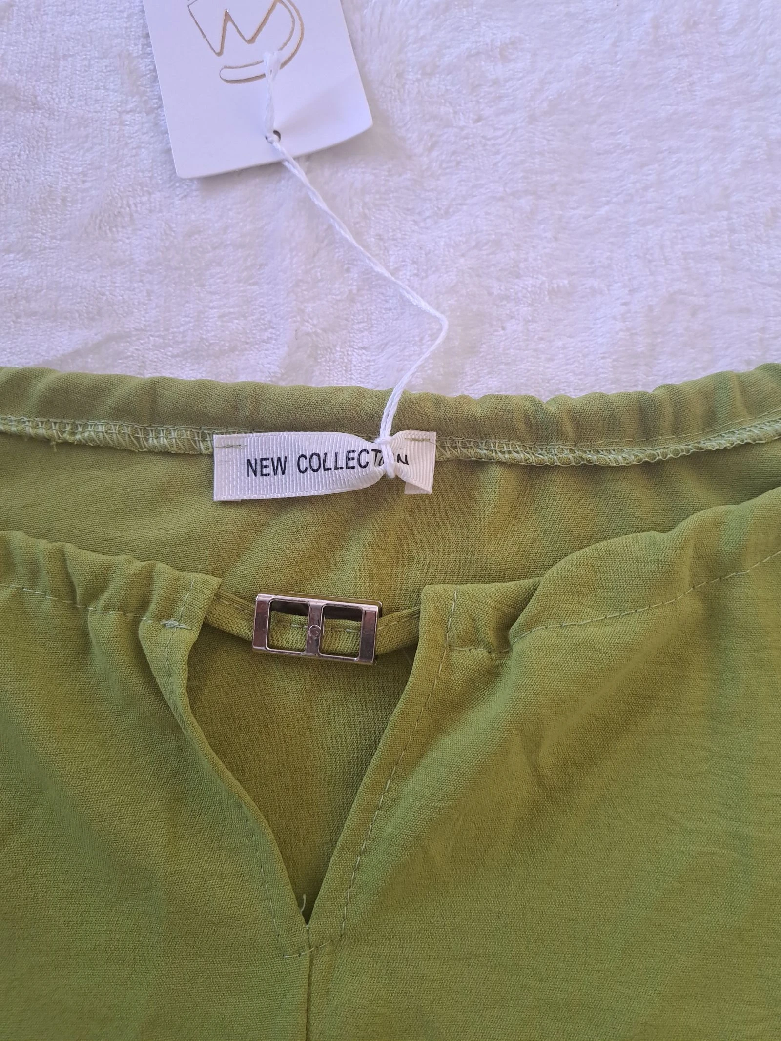 Pistachio Green Maxi Halter Dress | Oversized Flowing Summer Dress – photo 4
